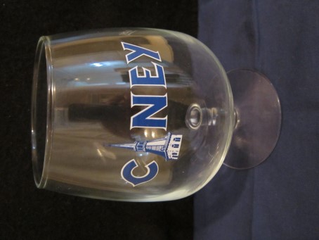 beer glass from the Alken-Maes  brewery in Belgium with the inscription 'Ciney'