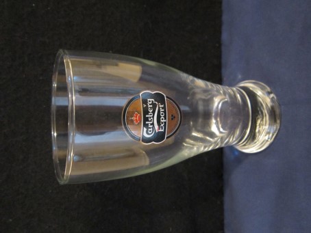 beer glass from the Carlsberg brewery in Denmark with the inscription 'Carlsberg Export'