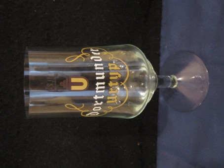 beer glass from the Dortmunder Ritter brewery in Germany with the inscription 'Dortmunder Urtyp'