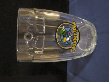 beer glass from the The West Berkshire Brewery brewery in England with the inscription 'West Berkshire Brewery Oktober West 28 Sept 2019'
