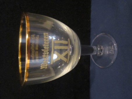 beer glass from the Westvleteren brewery in Belgium with the inscription 'Westvleteren X11'