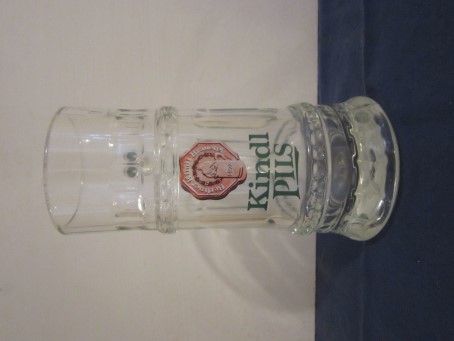beer glass from the Berliner Kindl  brewery in Germany with the inscription 'Berliner Kindl Brauerei, Kindl Pils'