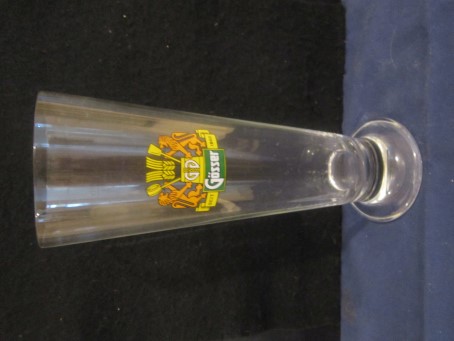 beer glass from the Gosser brewery in Austria with the inscription 'Gosser Siet 1860'