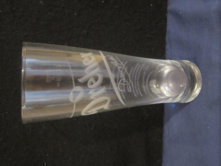 beer glass from the Dreher S�rgy�rak brewery in Hungary with the inscription 'Dreher'