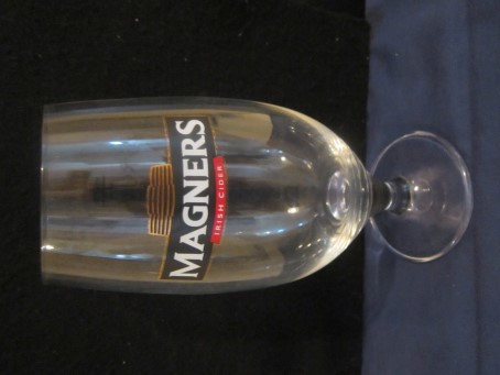 beer glass from the Magners brewery in Ireland with the inscription 'Magners Irish Cider'