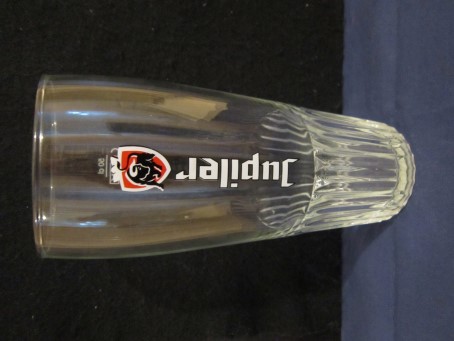 beer glass from the Piedboeuf brewery in Belgium with the inscription 'Jupiler'