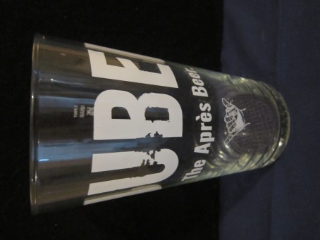 beer glass from the Jubel brewery in Scotland with the inscription 'Jubel The Apres Beer'