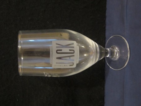 beer glass from the Shepherd Neame brewery in England with the inscription 'Shepherd Neame Canterbury Jack'