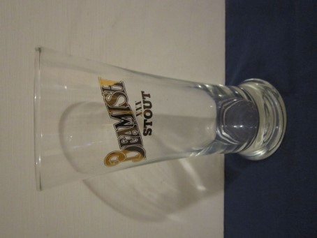 beer glass from the Beamish brewery in Ireland with the inscription 'Beamish XXX Stout'