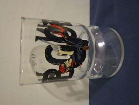 beer glass from the Wychwood  brewery in England with the inscription 'Hobgoblin'