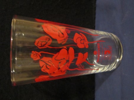 beer glass from the Marston's brewery in England with the inscription 'Marstons Royal British Legion'
