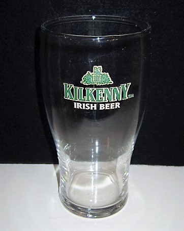 beer glass from the Smithwick brewery in Ireland with the inscription 'Kilkenny Irish Beer'