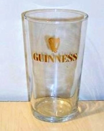 beer glass from the Guinness  brewery in Ireland with the inscription 'Guinness '