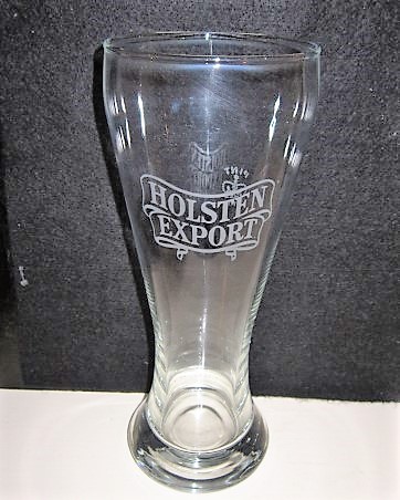 beer glass from the Holsten brewery in Germany with the inscription 'Holsten Export '