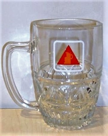 beer glass from the Bass  brewery in England with the inscription 'Bass Charrington '