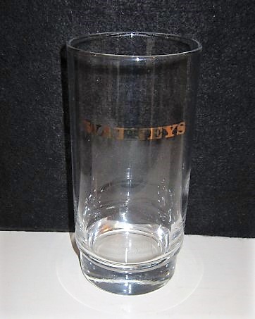 beer glass from the Watney Mann brewery in England with the inscription 'Watneys'