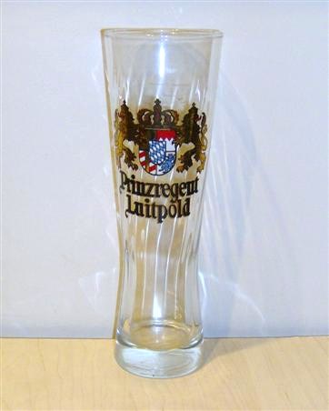 beer glass from the Kaltenberg brewery in Germany with the inscription 'Prinzregent Luitpold'